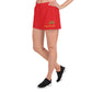 Red Women's Athletic Shorts