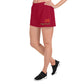 Maroon Women's Athletic Shorts