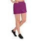 Eggplant Women's Athletic Shorts