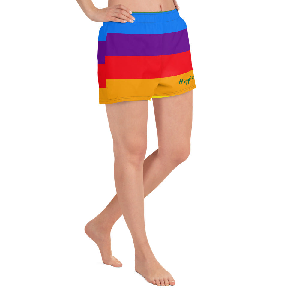 Rainbow 1 Women's Athletic Shorts