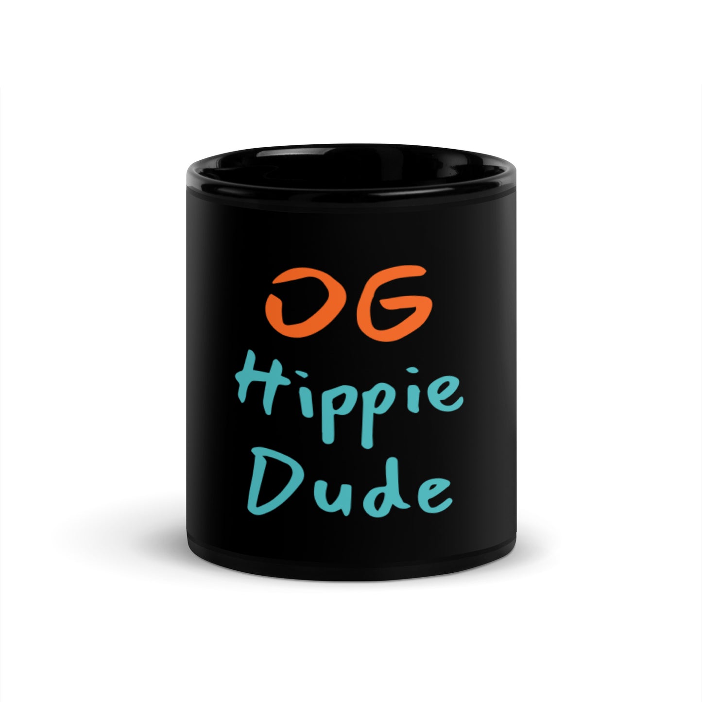 Mug noir brillant - OG Hippie Dude