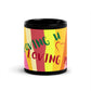 Sun Rays Black Glossy Mug - Loving U Loving me
