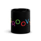 Black Glossy Mug - Groovy (Color mix)