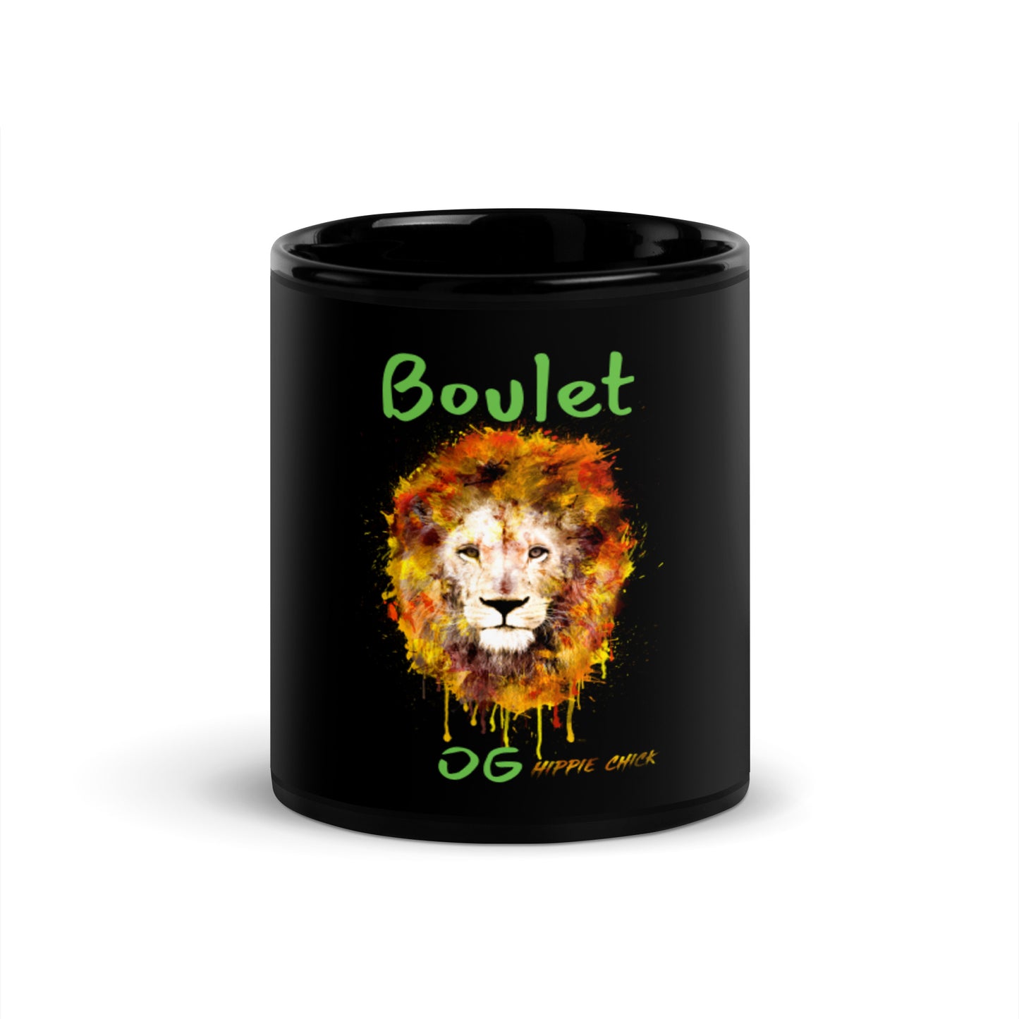 Mug noir brillant - Boulet (Grinch)