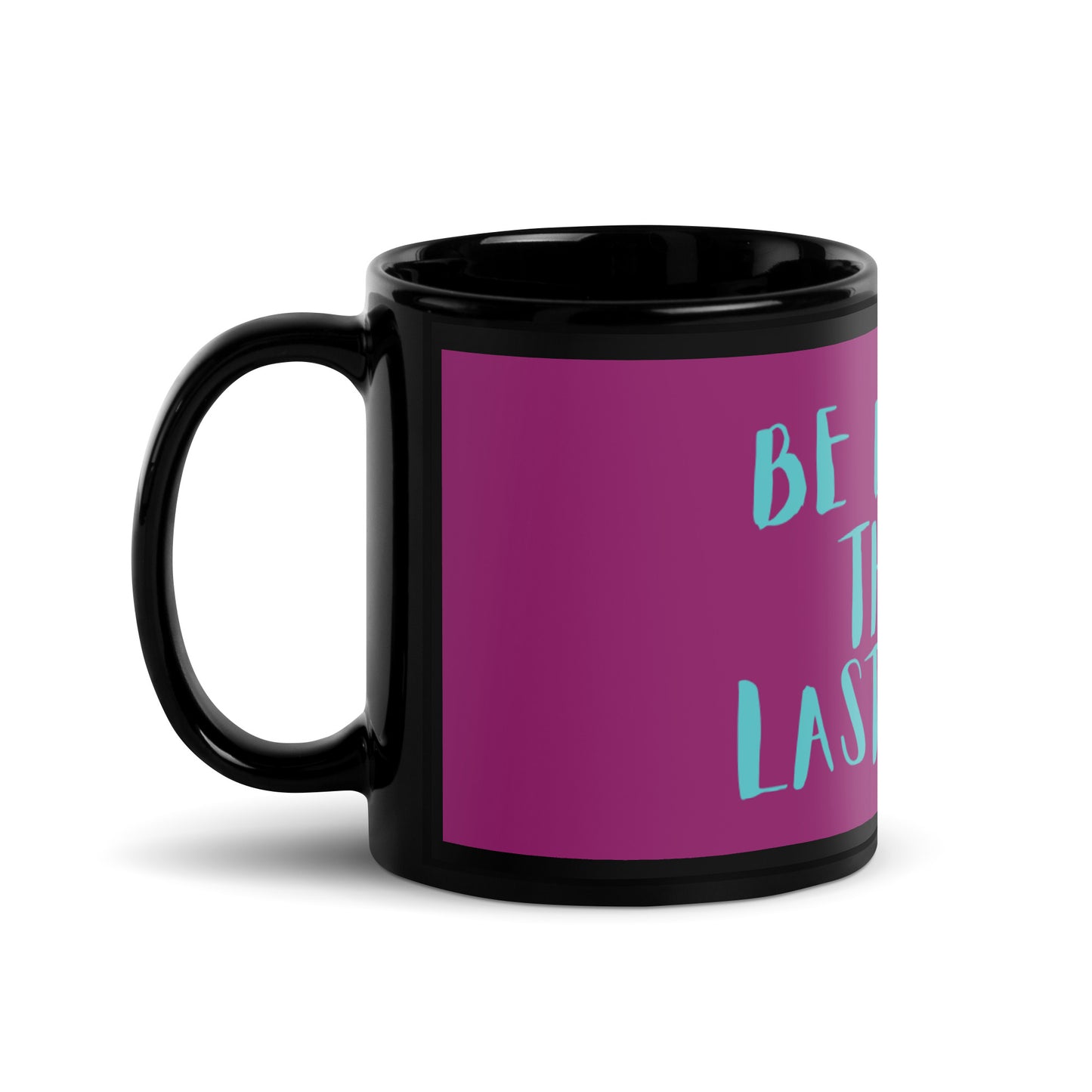 Purple Black Glossy Mug - Be better than last week