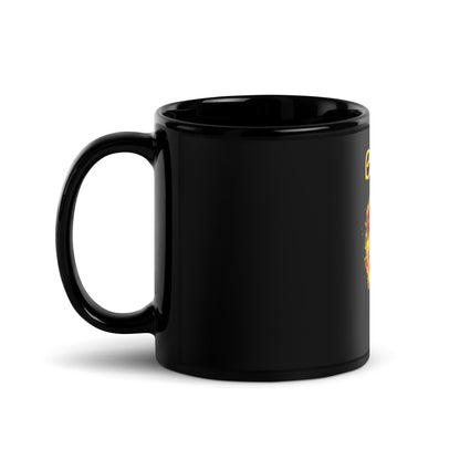 Black Glossy Mug - Boulet (Yellow)