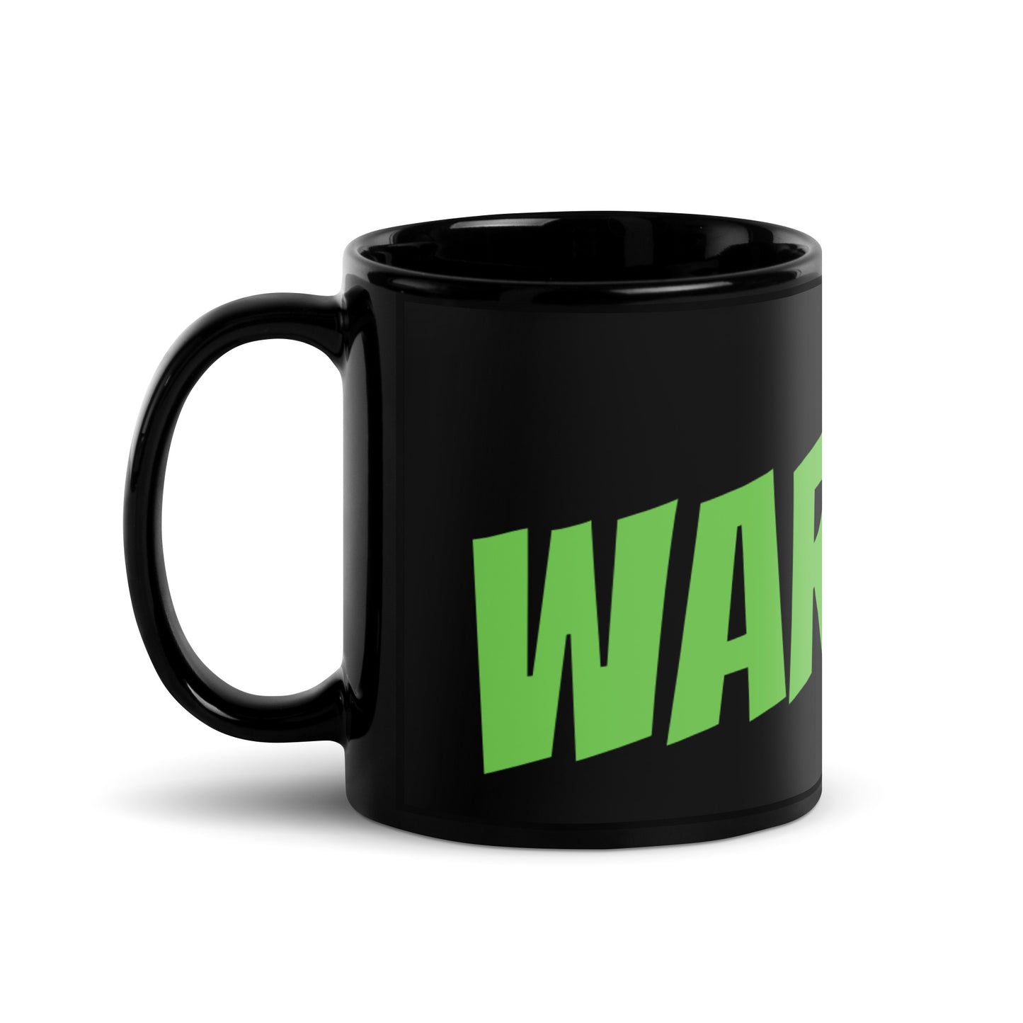 Black Glossy Mug - WARRIOR (Grinch)