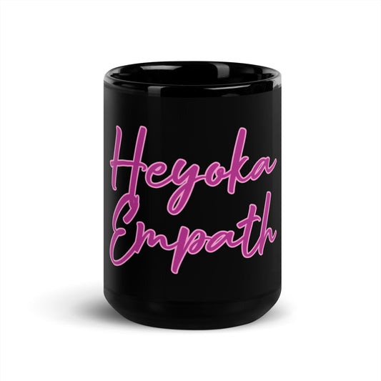 Mug Noir Brillant - Heyoka Empath (Aubergine)