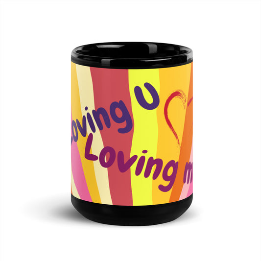 Sun Rays Glossy Mug - Loving U Loving me