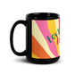 Sun Rays Black Glossy Mug - Loving U Loving me