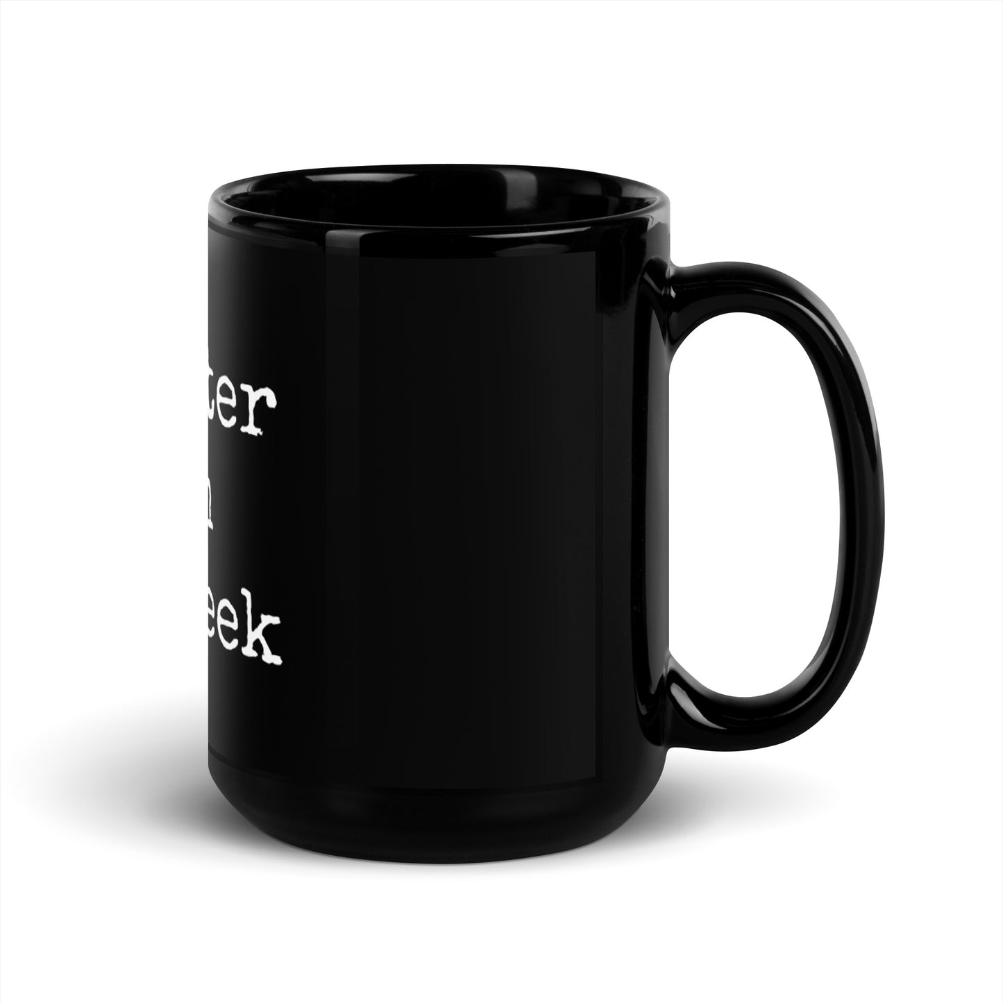 Black Glossy Mug - Be better than last week