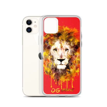 Red Clear iPhone Case