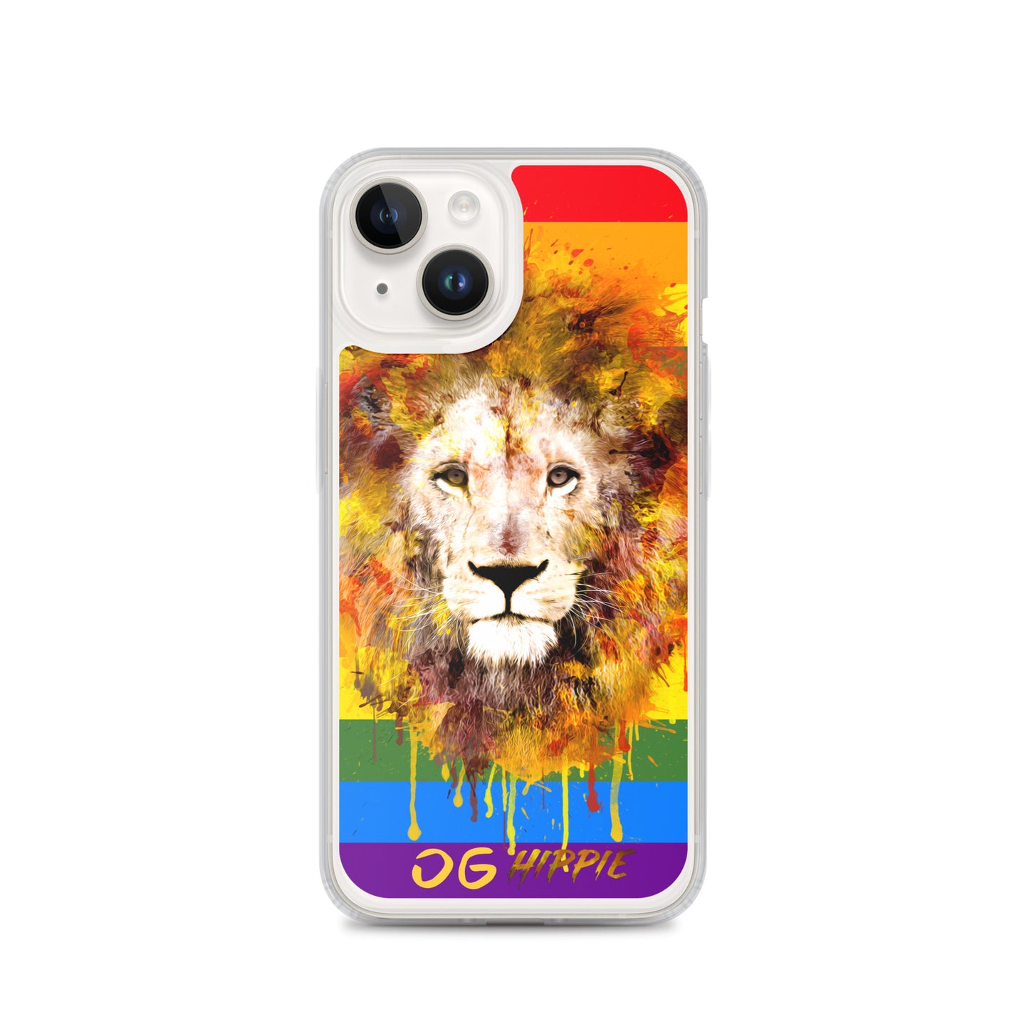 Rainbow Clear iPhone Case