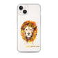 Clear iPhone Case - OG Hippie Chick (yellow)