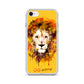 Coque iPhone transparente jaune