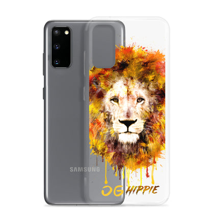 Clear Samsung Case - OG Hippie (yellow)