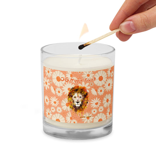 Peach Daisies Candle