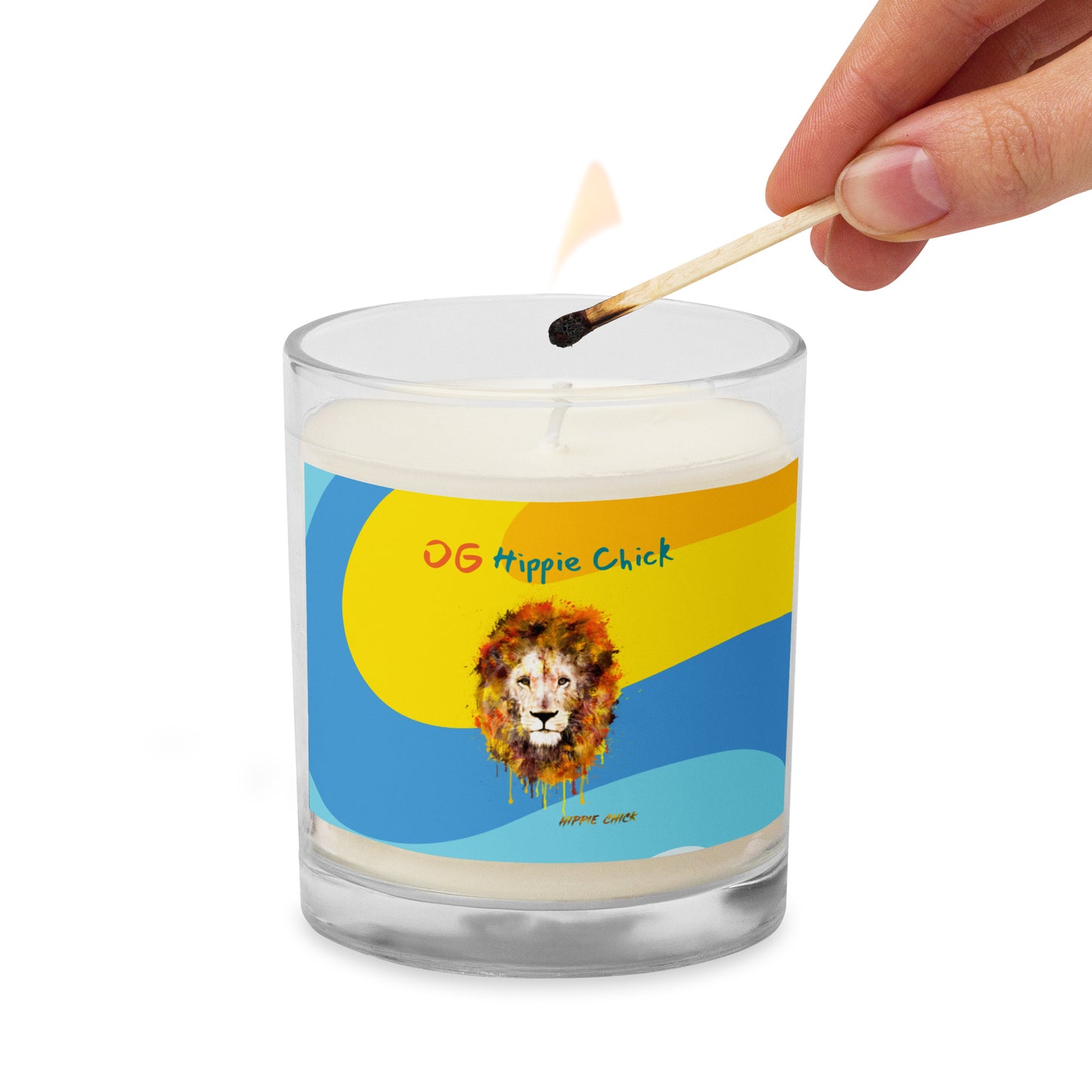 Color Waves Candle