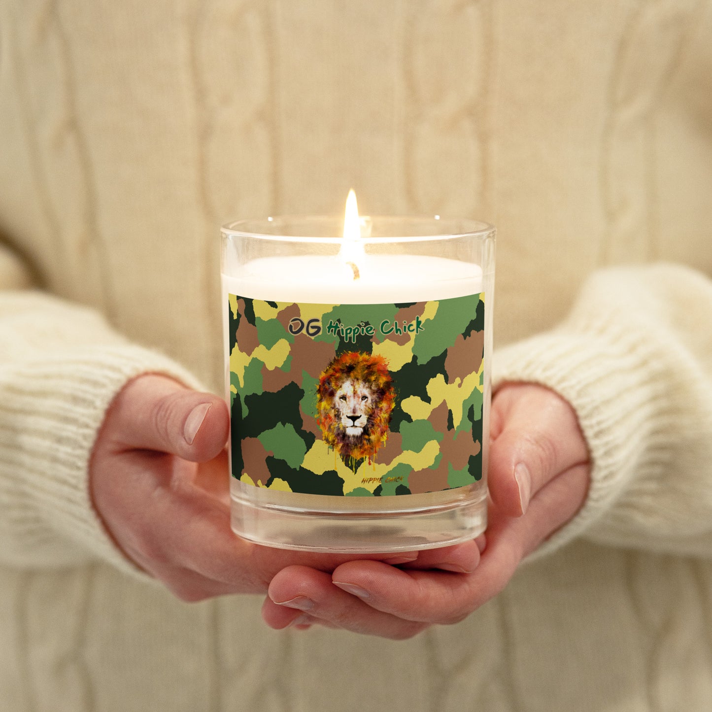 Army Camo Candle