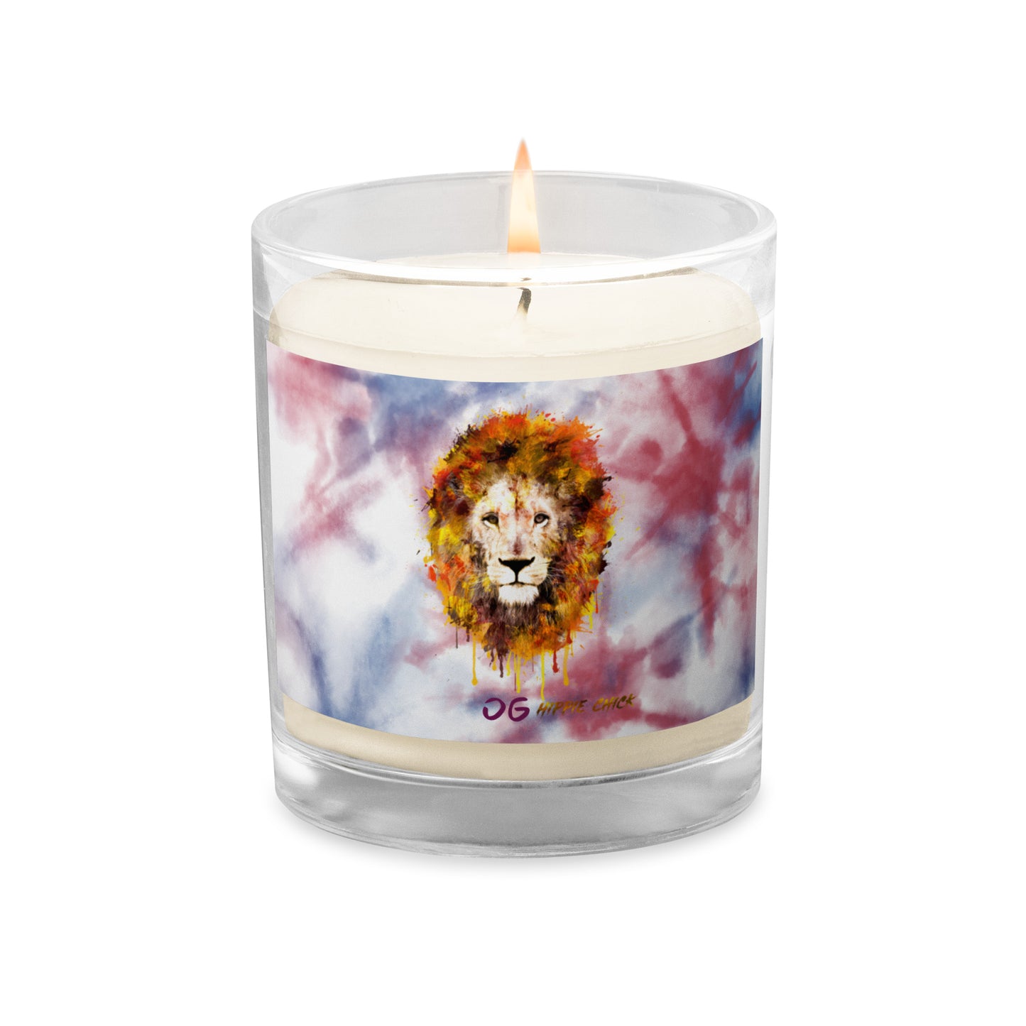 Tie Dye Candle