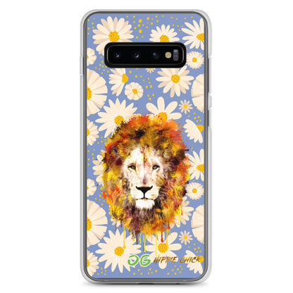 Coque Samsung marguerites bleues