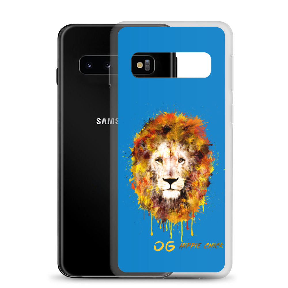 Coque Samsung bleue