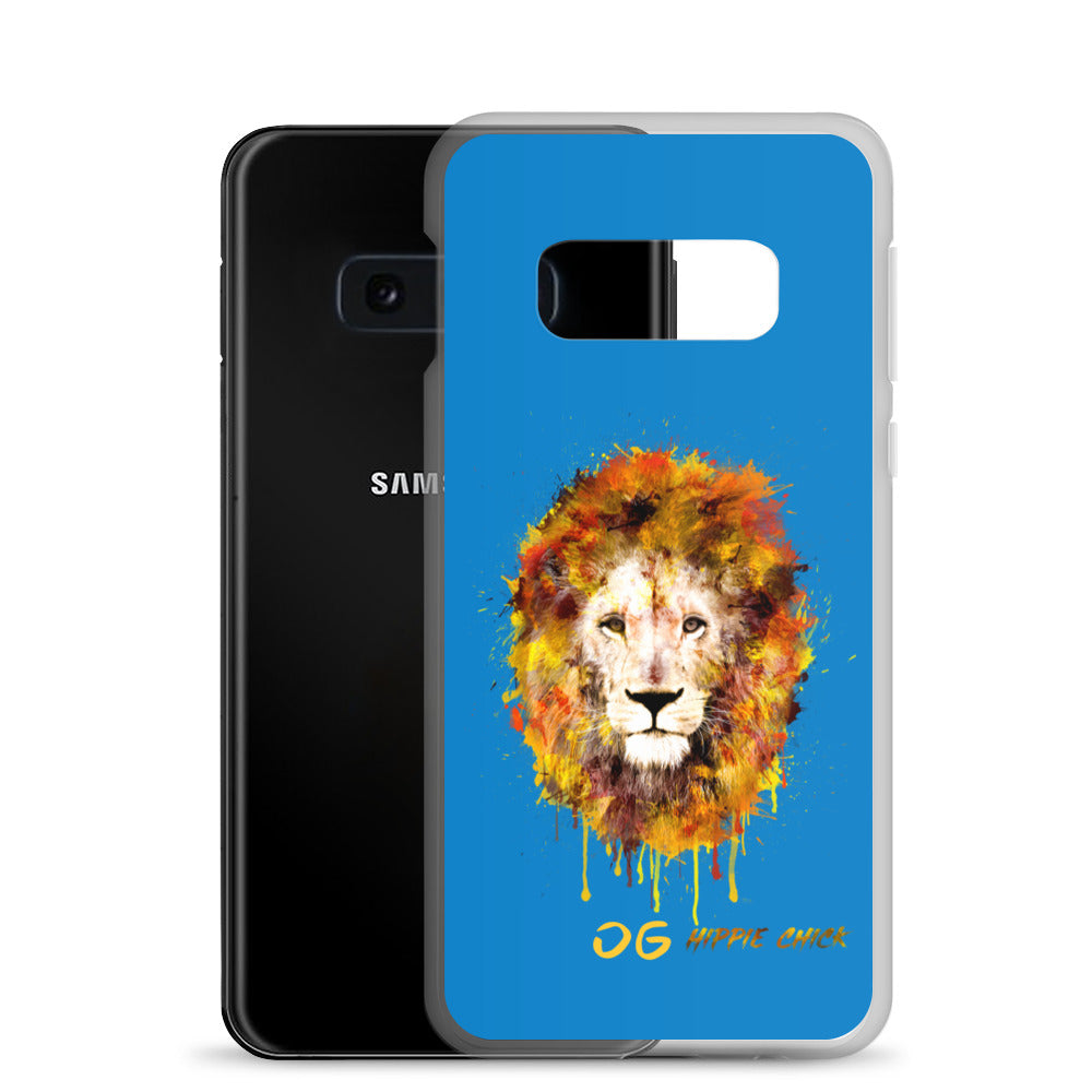 Coque Samsung bleue