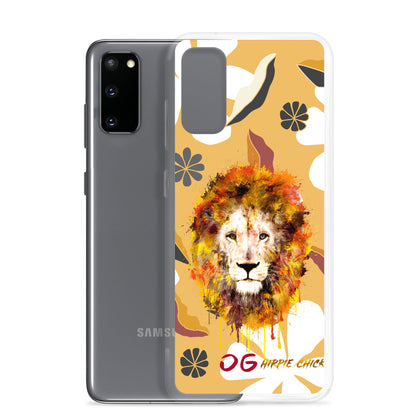 White Flowers Samsung Case
