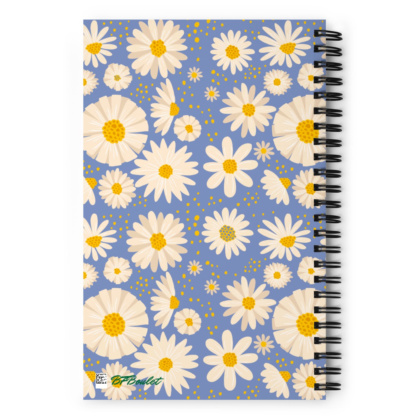 Blue Daisies Spiral Notebook