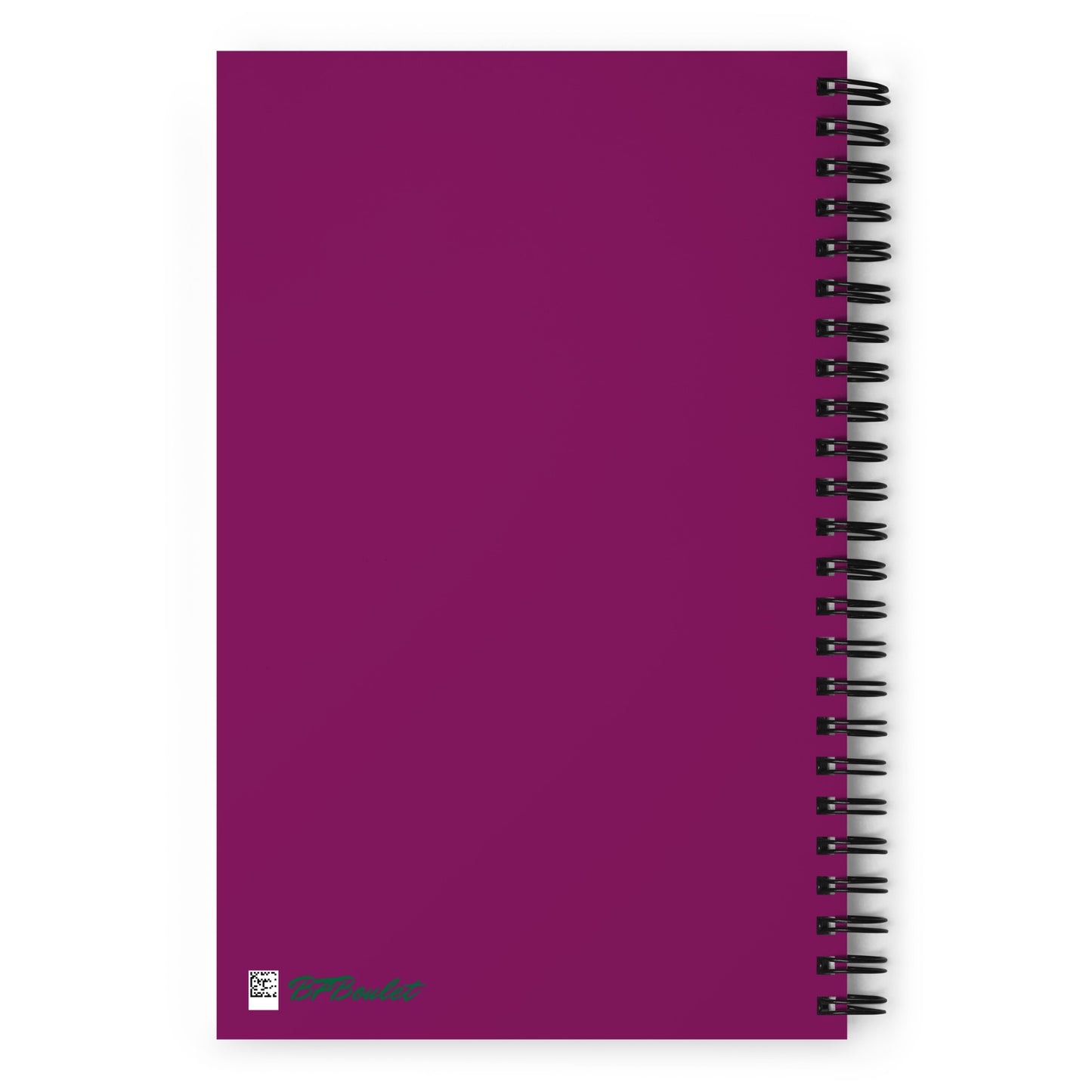 Eggplant Spiral Notebook