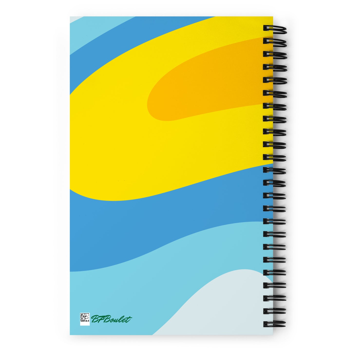 Color Waves Spiral Notebook