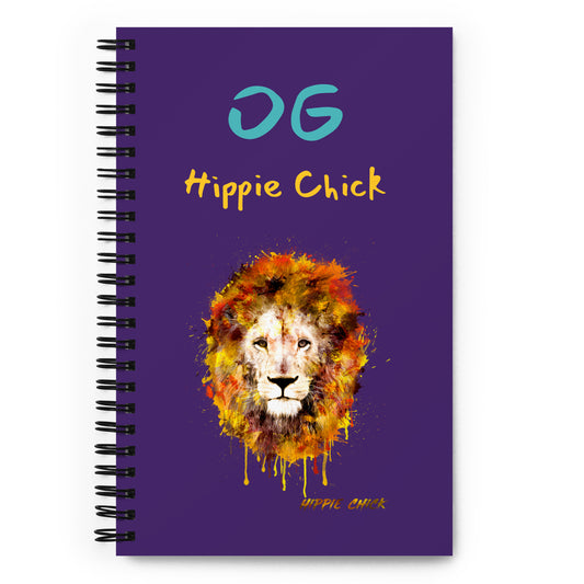 Purple Spiral Notebook