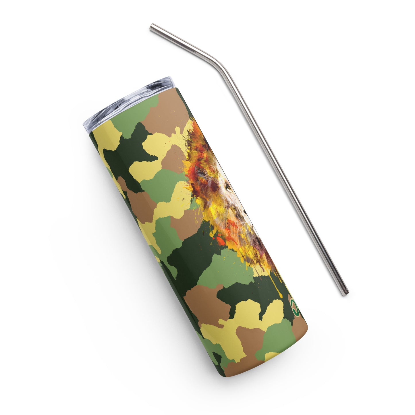 Army Camo Stainless Steel Tumbler