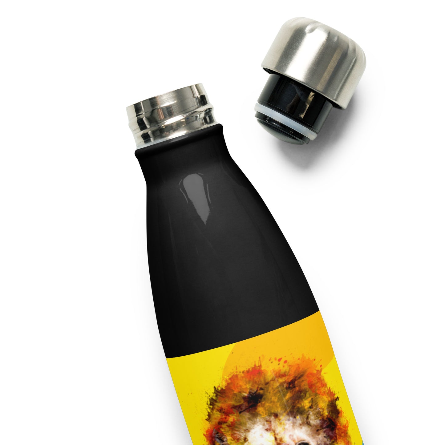 Color Waves Stainless Steel Water Bottle