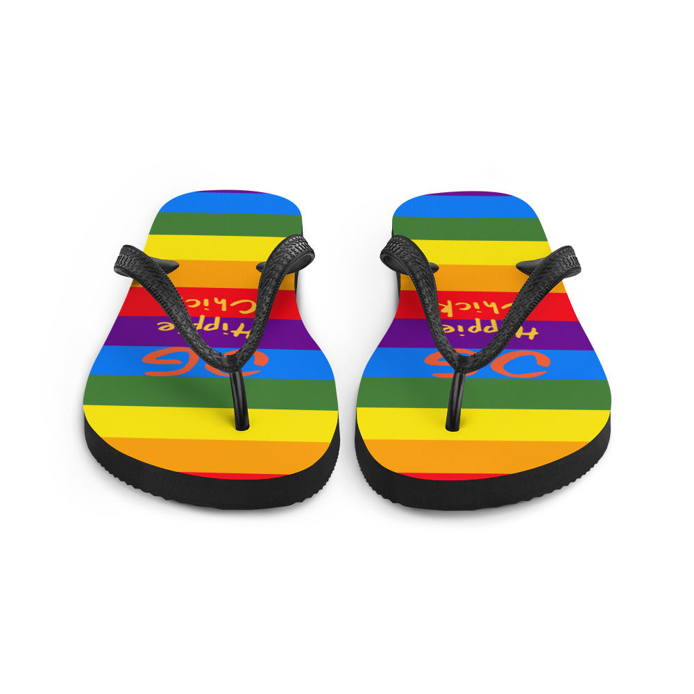 Rainbow Flip-Flops