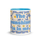 Blue Daisies Color Mug - The Sunshine is in me