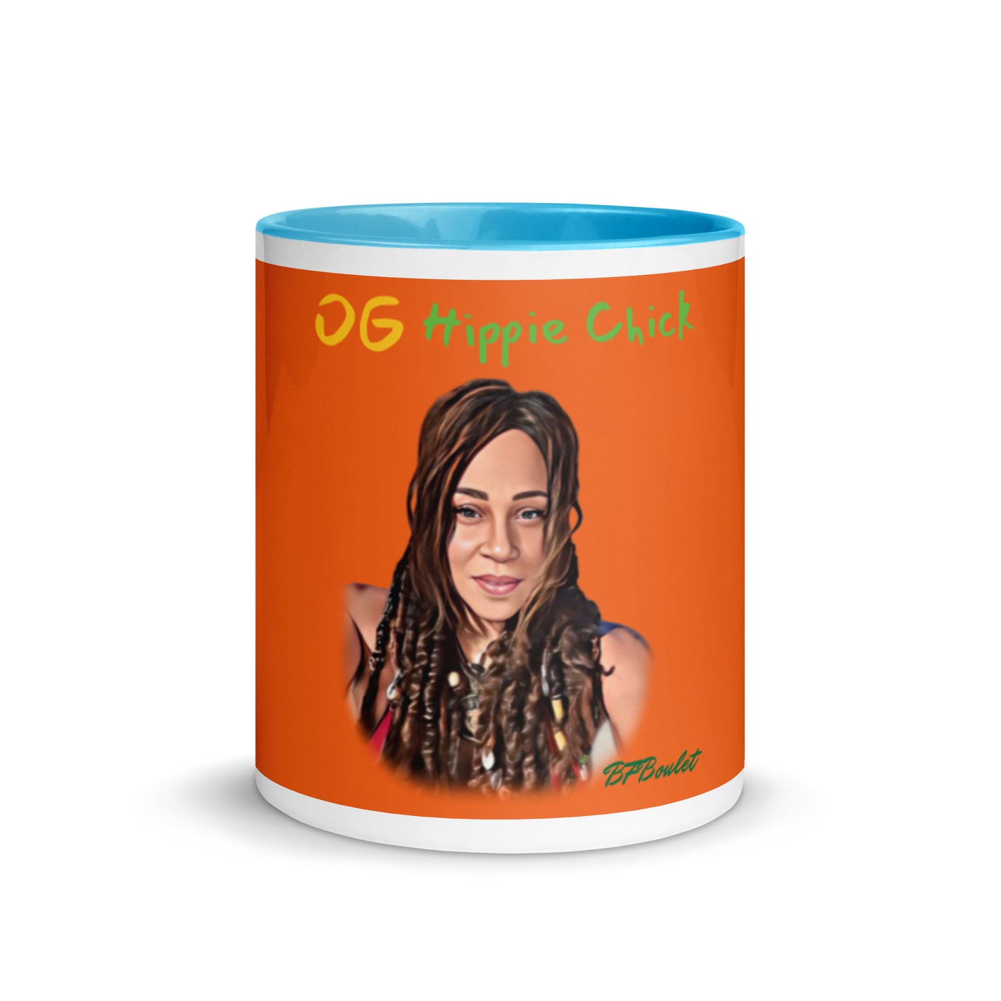 Mug Couleur Orange - OG Hippie Chick (BFBoulet)