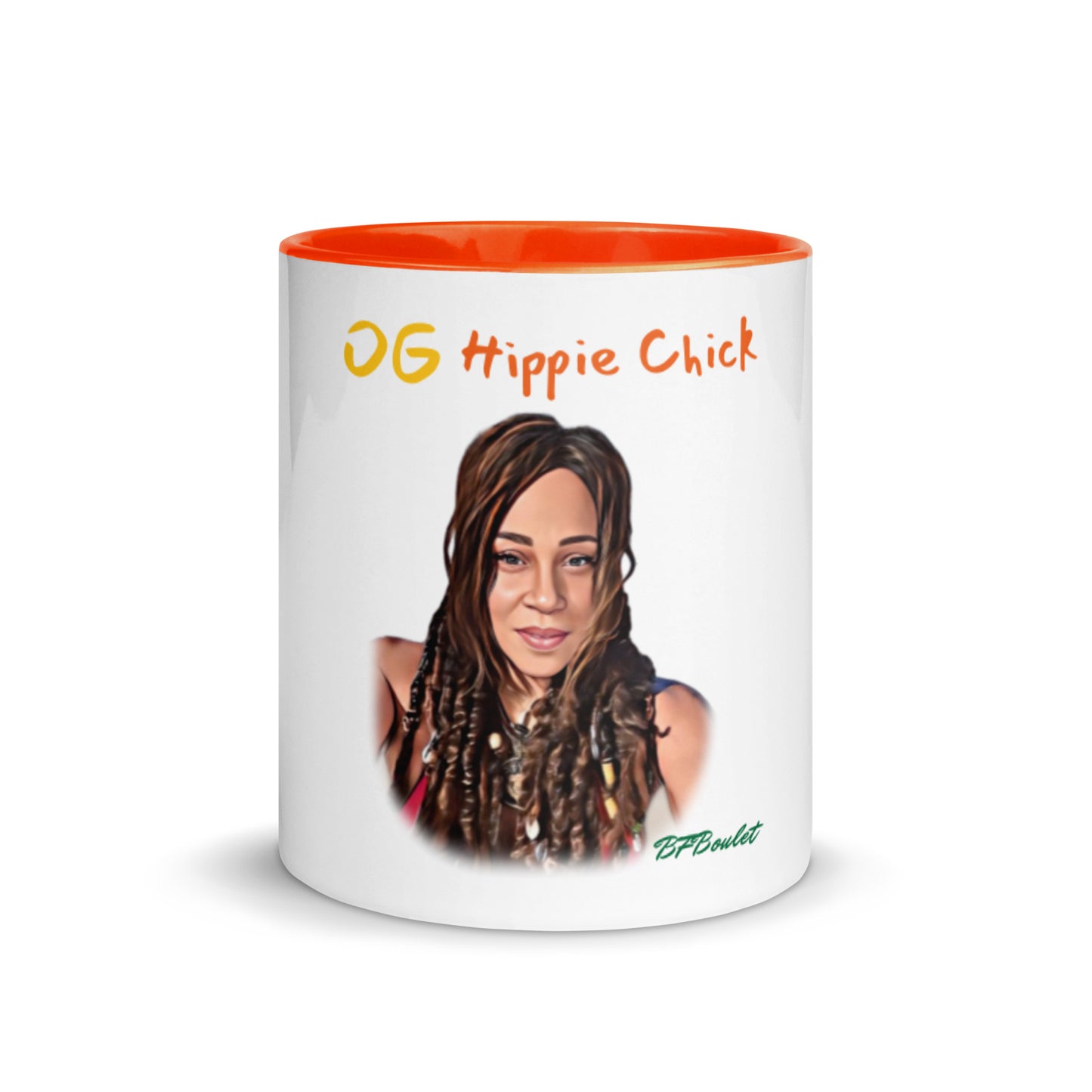 White Color Mug - OG Hippie Chick (BFBoulet)