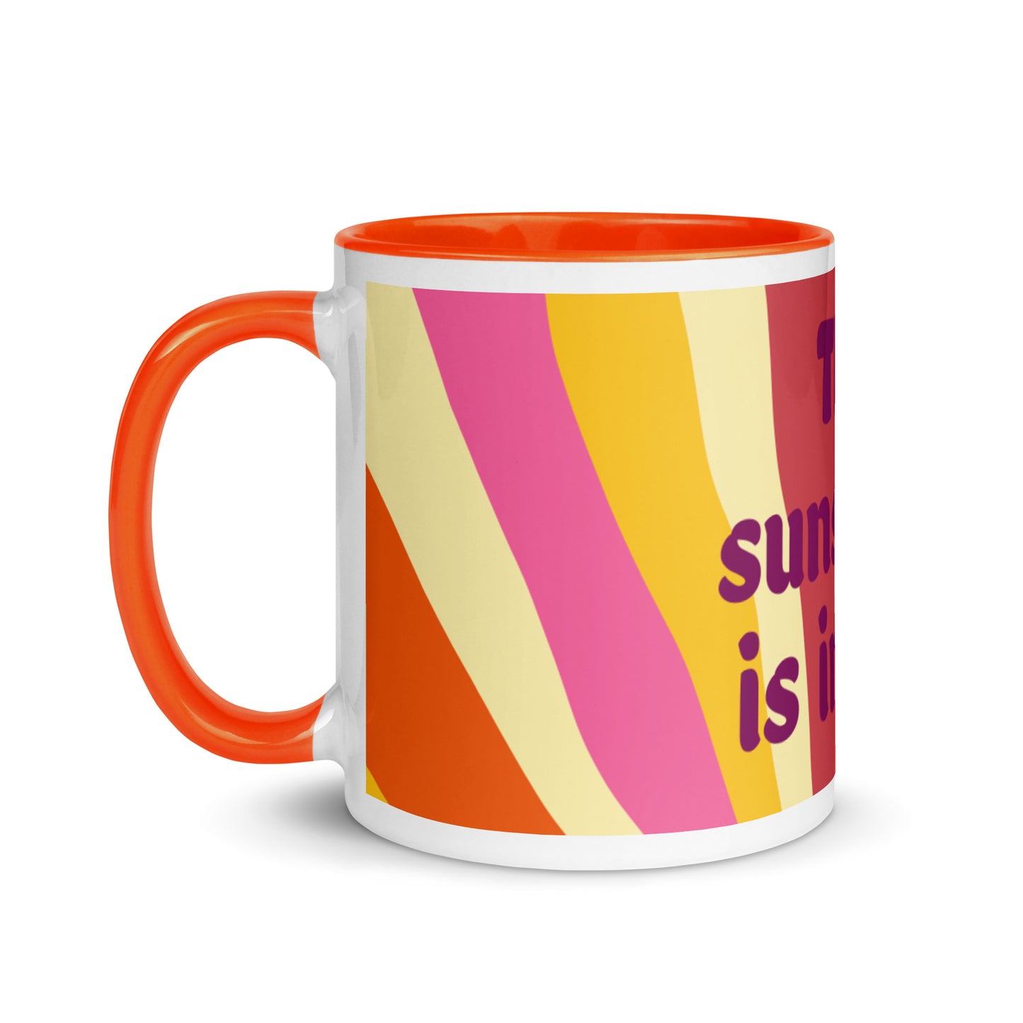 Tasse colorée Sun Rays - Le soleil est en moi