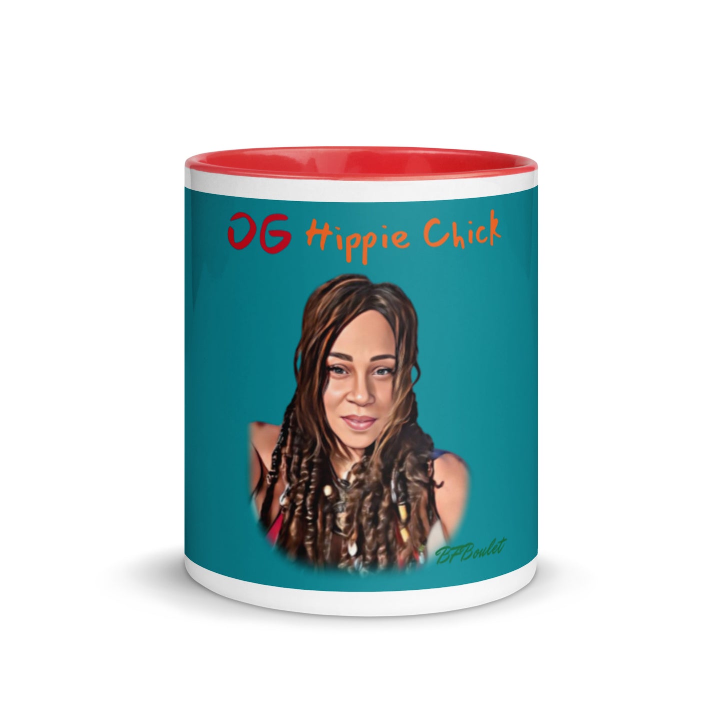 Teal Color Mug - OG Hippie Chick (BFBoulet)