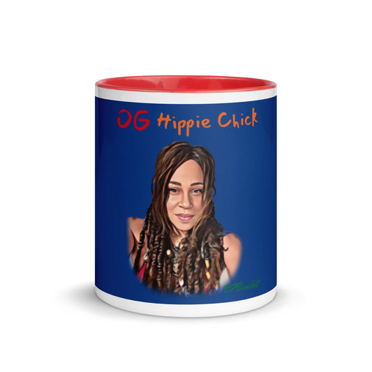 Mug Couleur Marine - OG Hippie Chick (BFBoulet)