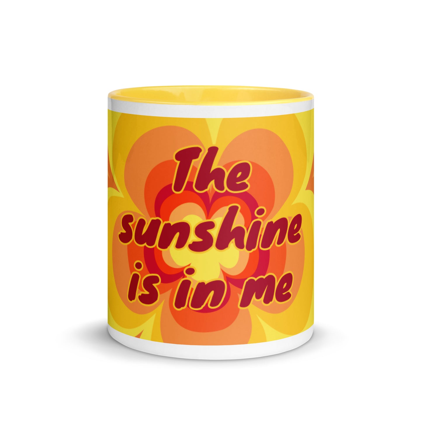Tasse 2 couleurs Sunny Flower - Le soleil est en moi