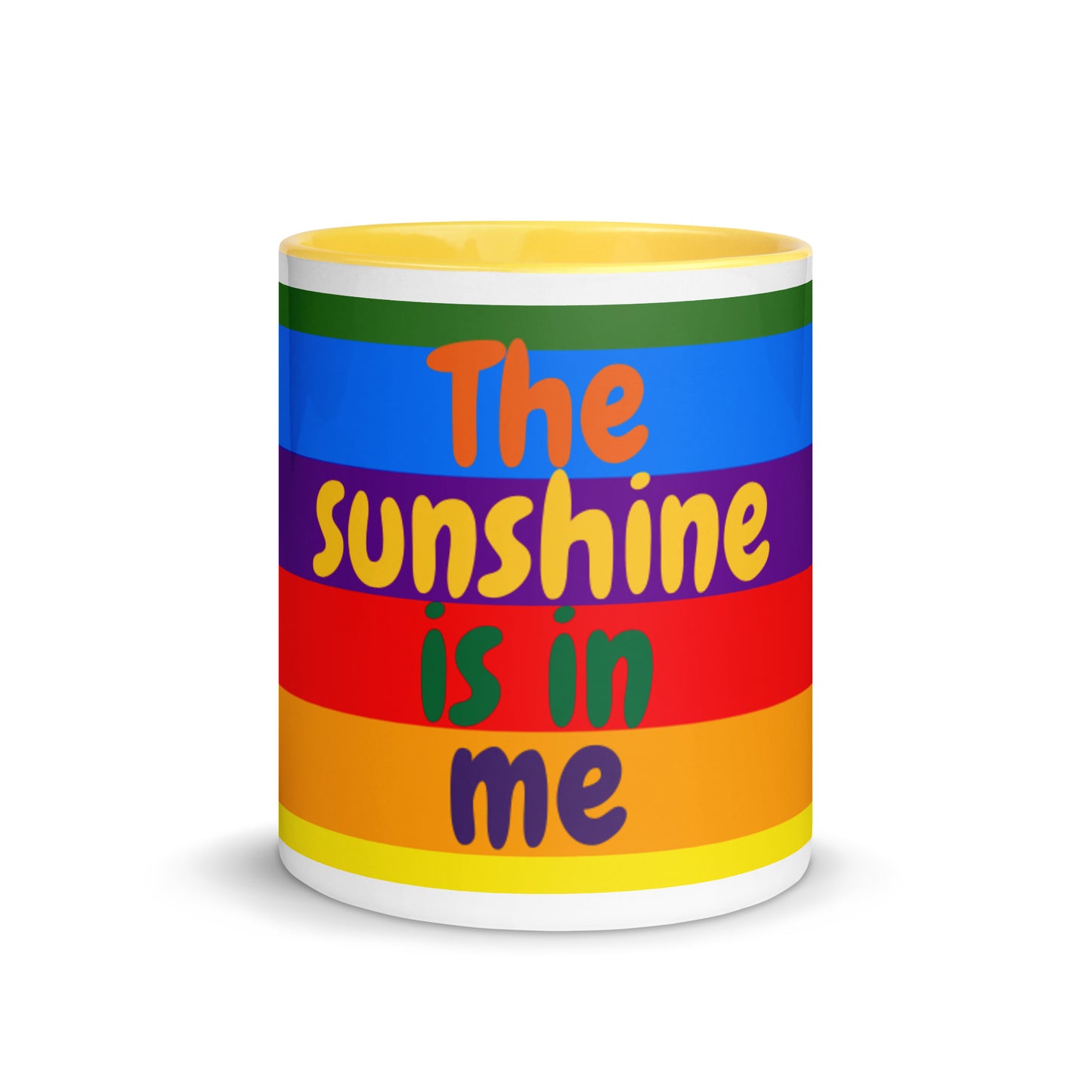 Mug couleur arc-en-ciel - Le soleil est en moi