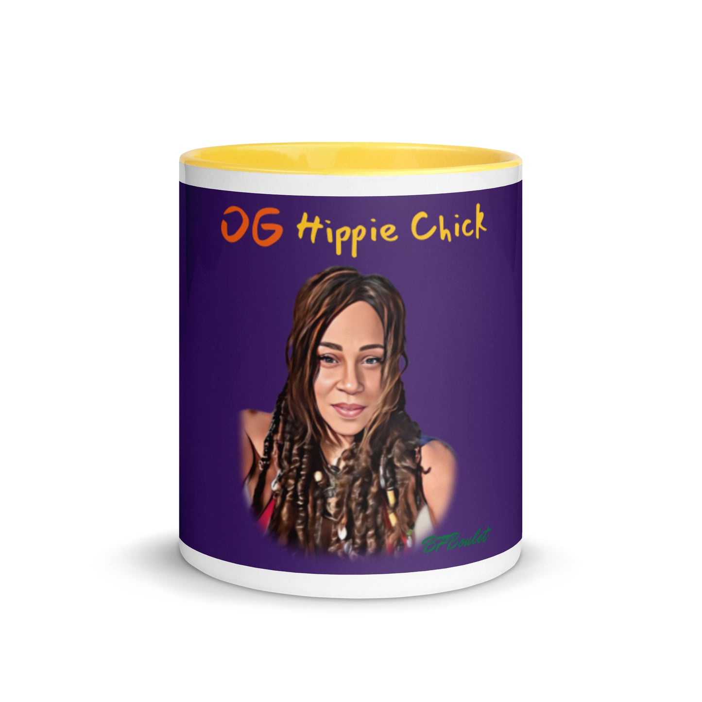Mug Couleur Violet - OG Hippie Chick (BFBoulet)