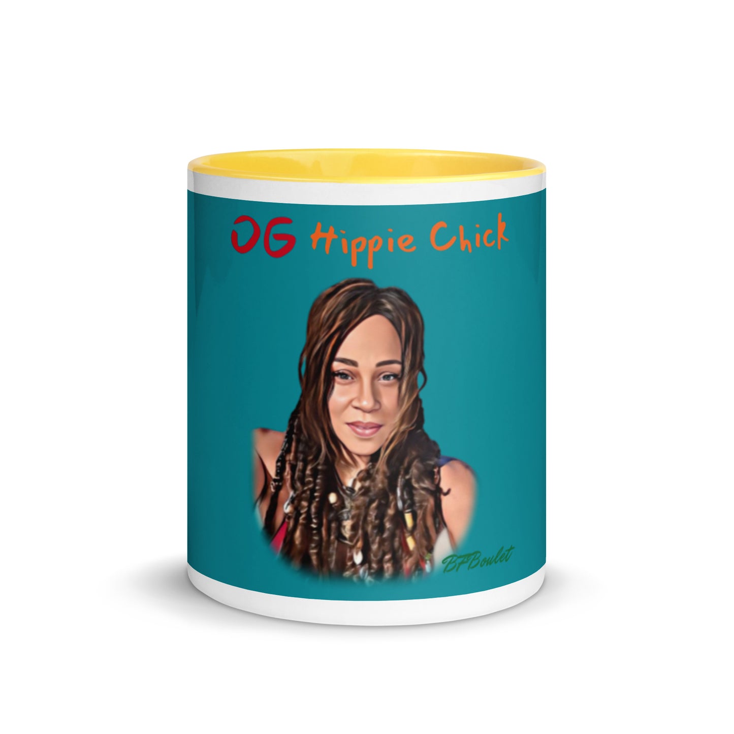 Teal Color Mug - OG Hippie Chick (BFBoulet)