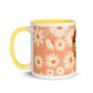 Peach Daisies Color Mug - OG Hippie Chick