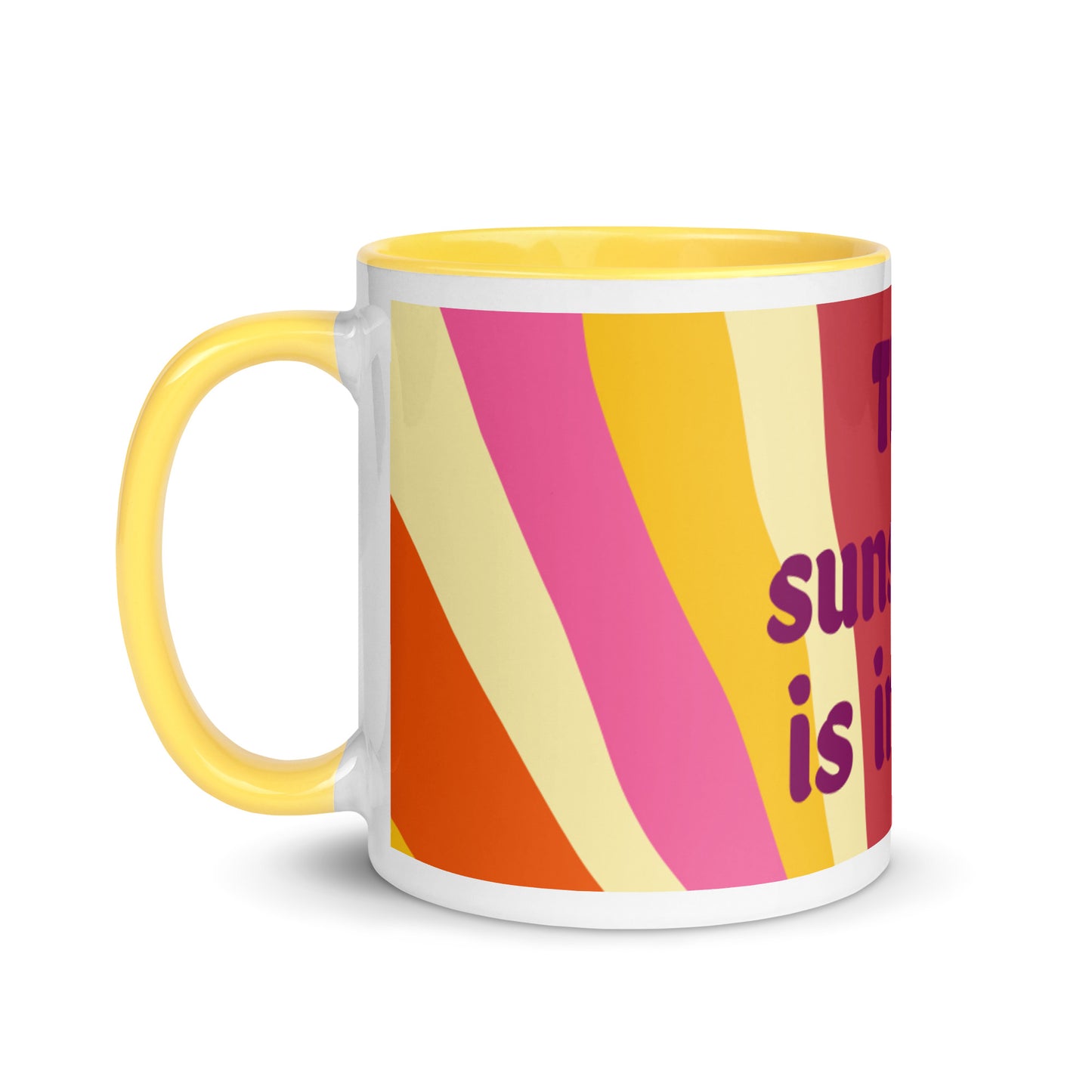 Tasse colorée Sun Rays - Le soleil est en moi