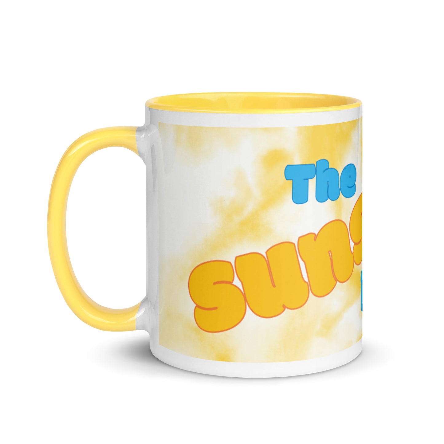 Gold Tie Dye Color Mug - The sunshine is in me