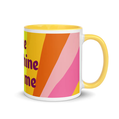 Sun Rays Color Mug - The sunshine is in me