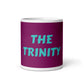 Eggplant White Glossy Mug - The Trinity